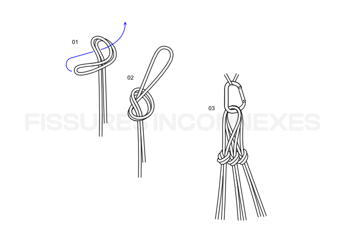 Nudos de escalada para ordenar la cuerda